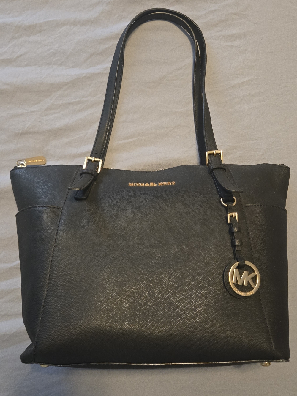 Michael Kors Black Saffiano Leather Tote Bag